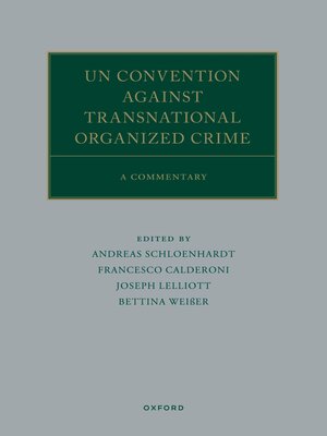 cover image of UN Convention against Transnational Organized Crime